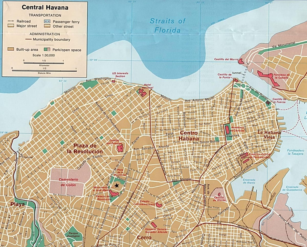 offline mapa da Habana