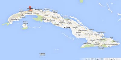 Mapa da Habana mundo