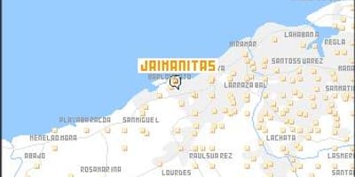 Mapa de jaimanitas Cuba