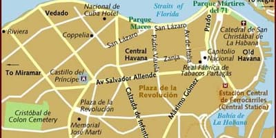 Mapa Habana